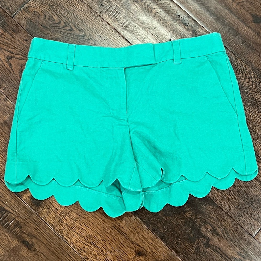 J. Crew scalloped shorts. Size 4.